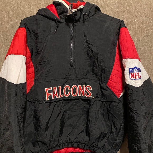 atlanta falcons starter pullover jacket